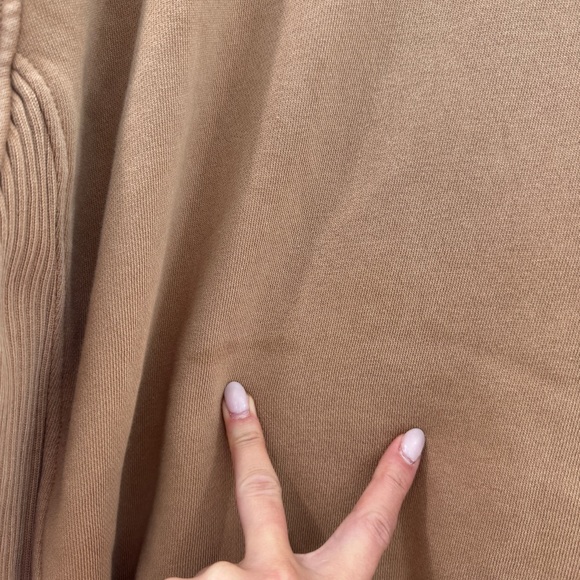 Aerie Down-To-Earth Crew Sweatshirt Warm Brown - Picture 9 of 9